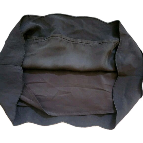 Tory Burch Black Scallop Sleeveless Top Size 2 Classic Tank Blouse Workwear - Picture 5 of 10